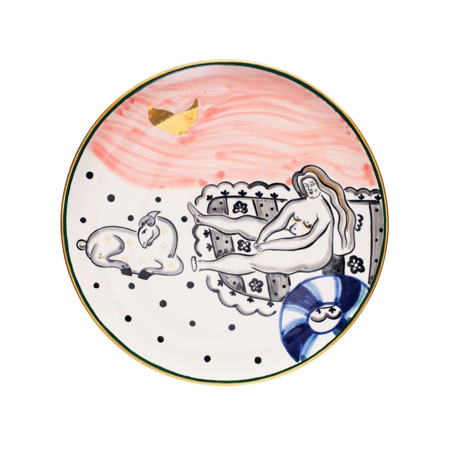 Gunia Beach Girl Plate 32CM