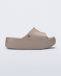 Melissa Free Platform Slide - Dark Beige