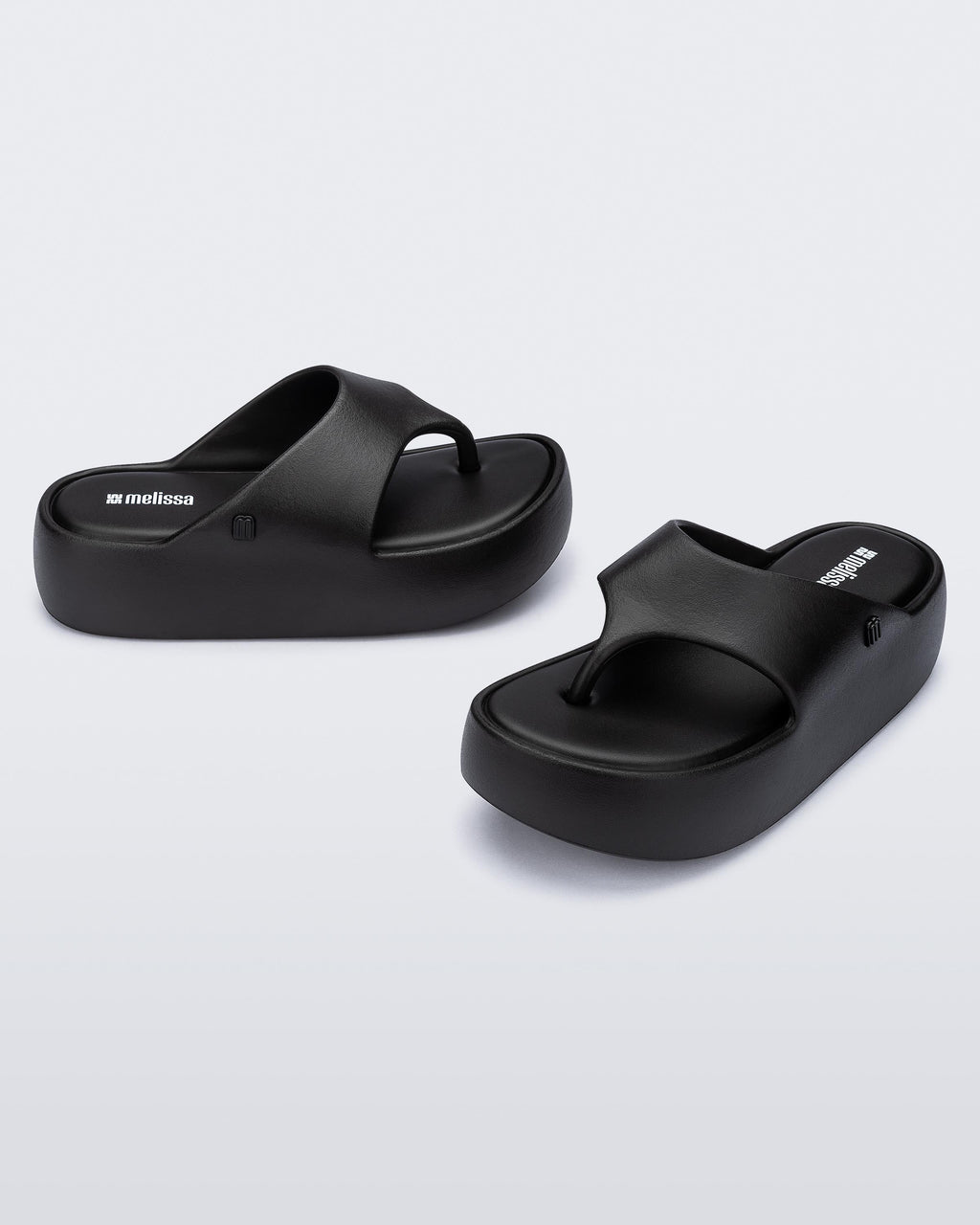 MELISSA FREE PLATFORM THONG-BLACK