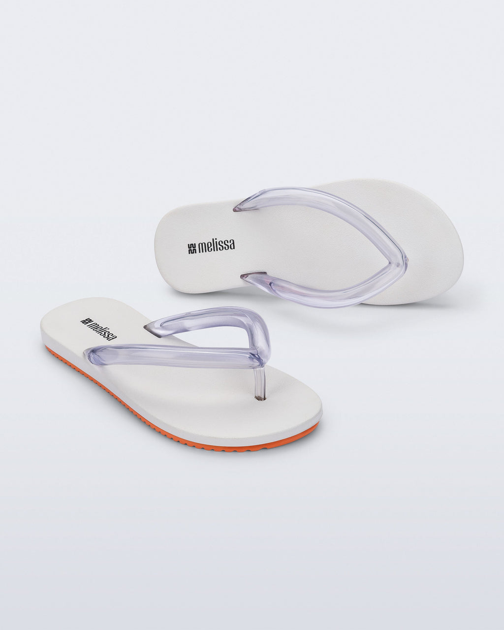 Melissa Flip Flop Air Flow White Orange