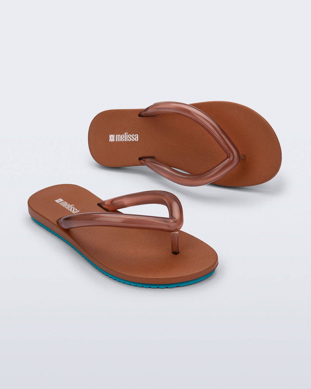 Melissa Flip Flop Air Flow Brown Blue