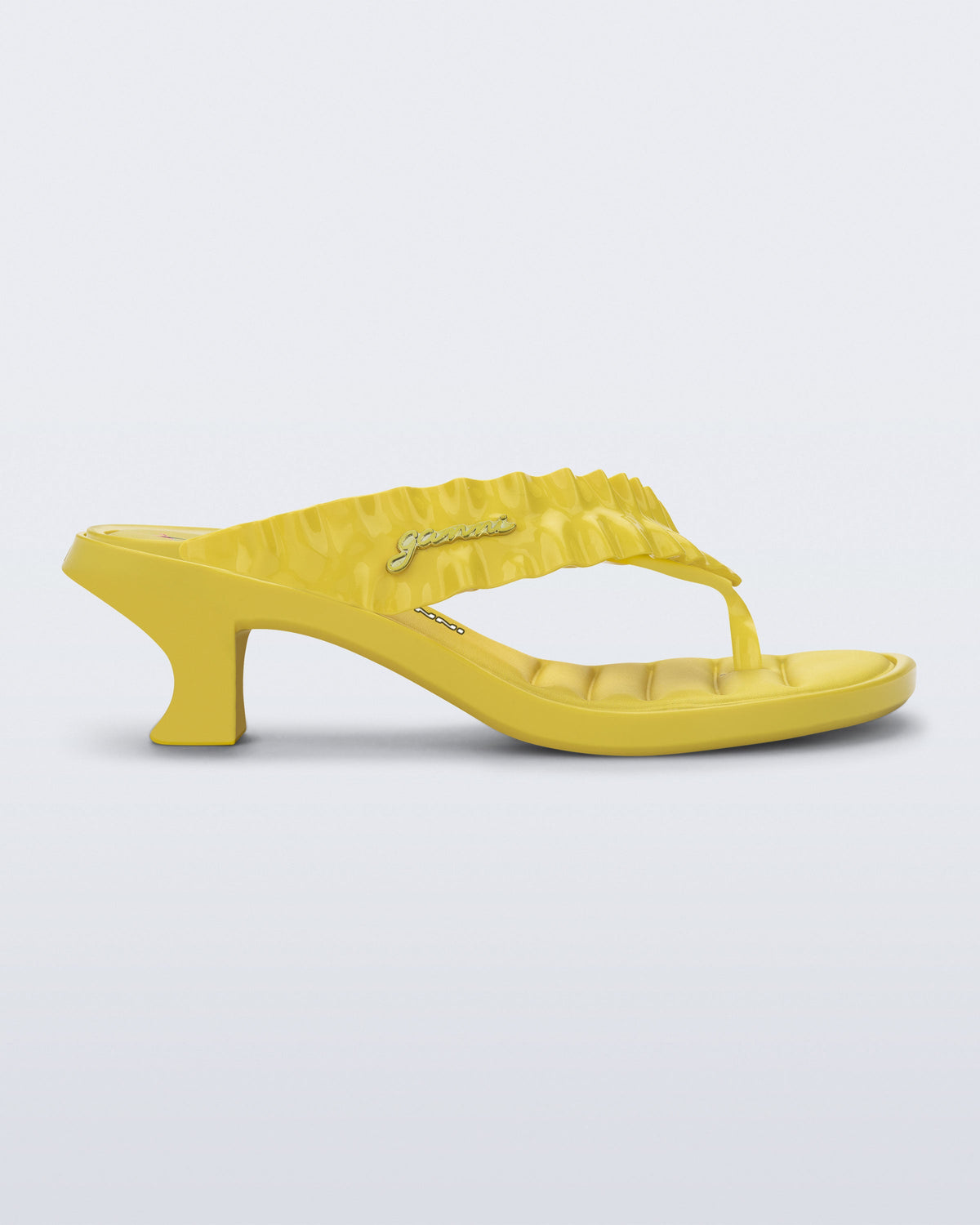 MELISSA THONG KITTEN HEEL + GANNI