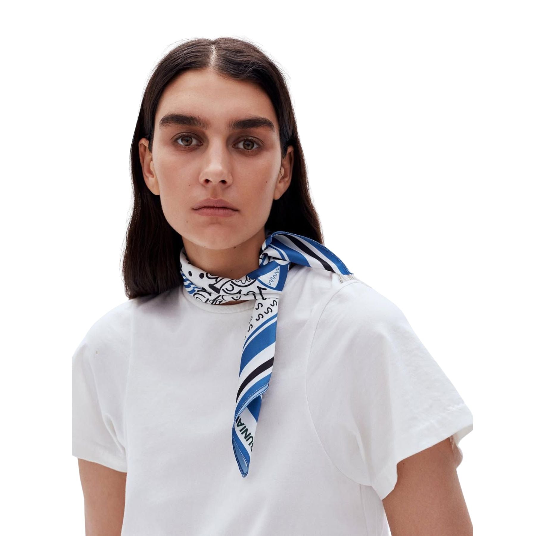 Gunia Project Silk Scarf with Mermaids