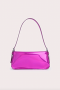 BY FAR Dulce Fuchsia Iridescent Lac Leather Bag