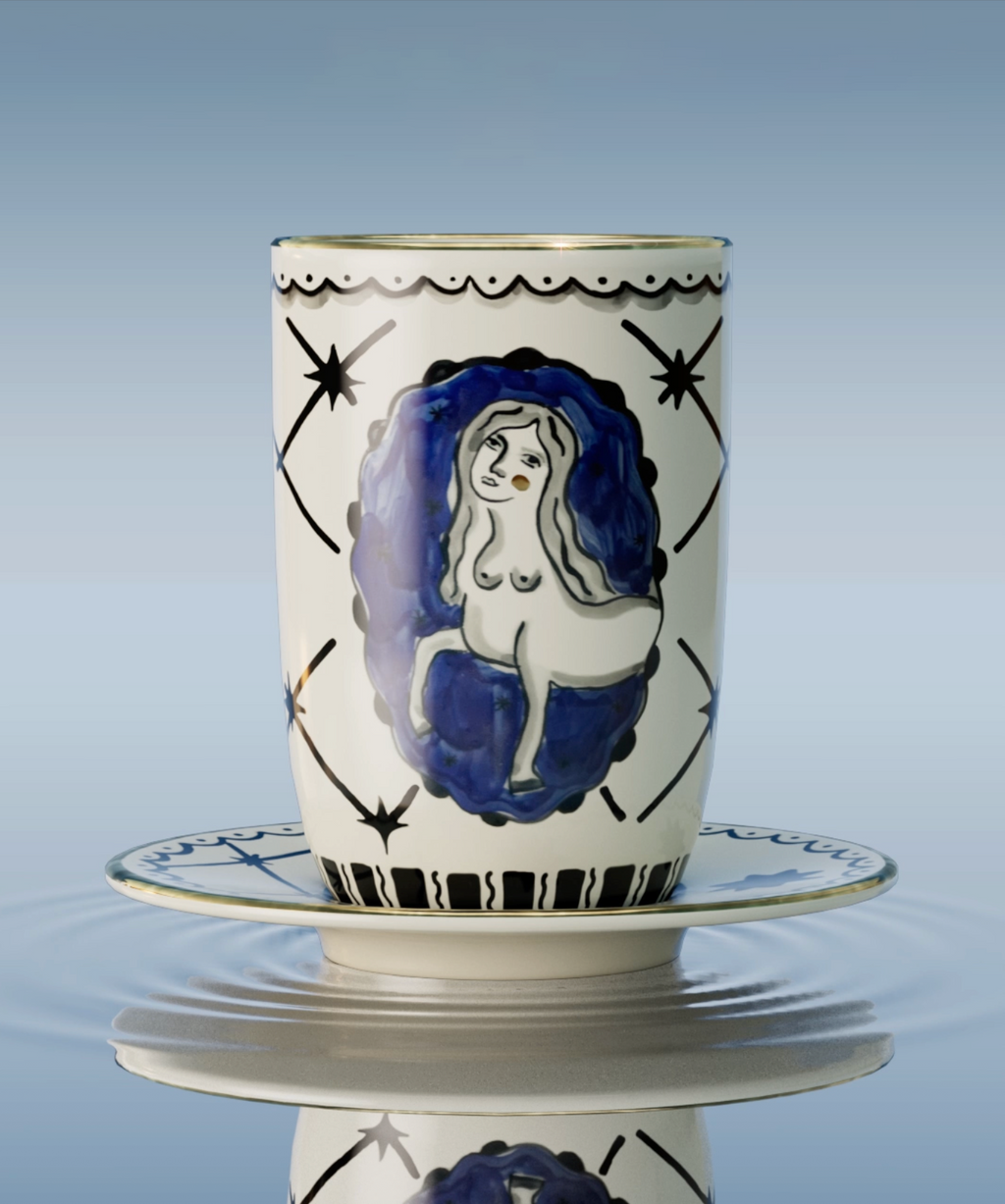 Gunia Project Ceramic Cup and Saucer