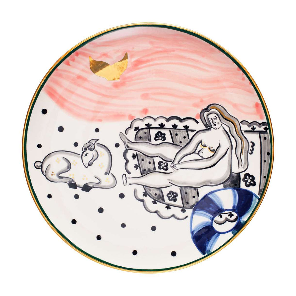 Gunia Beach Girl Plate 32CM