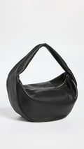 By Far Maxi Cush Black Small Grain Calf Leather