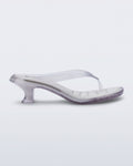 Melissa Thong Kitten Heel - Clear