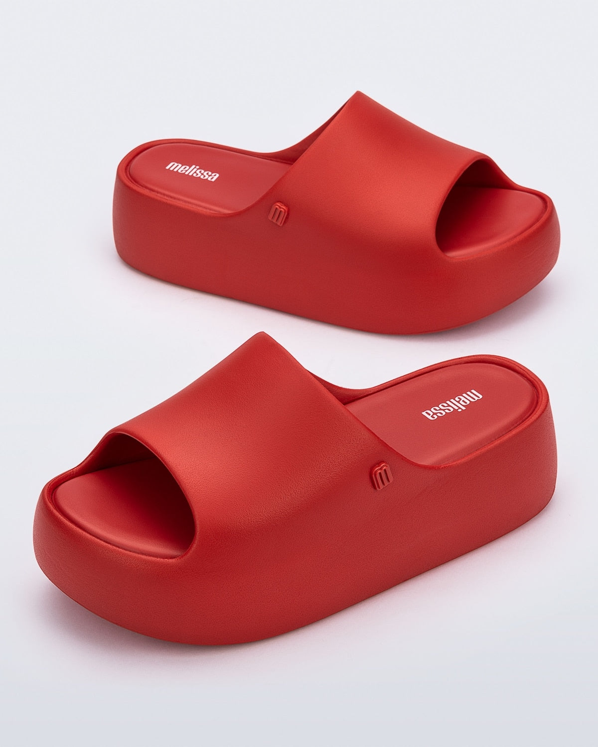 Melissa Free Platform Slide- Red
