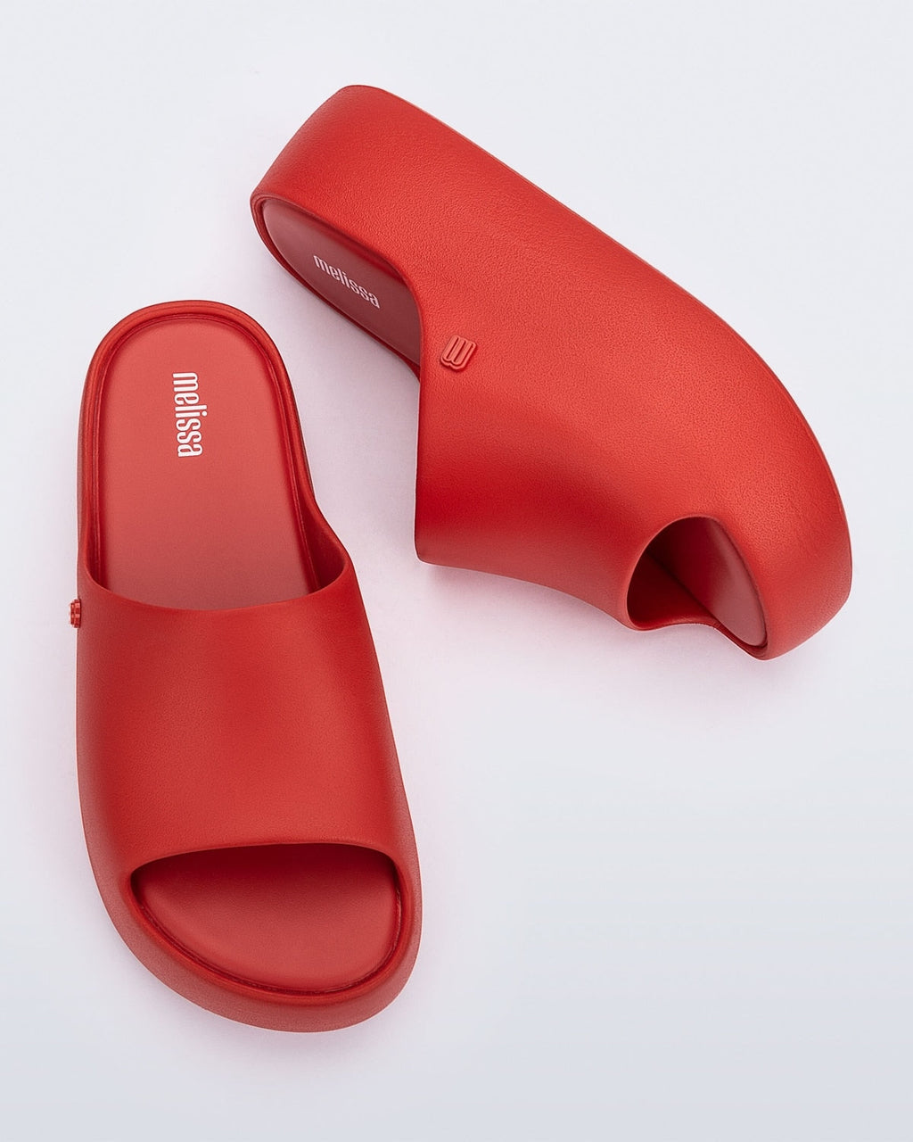Melissa Free Platform Slide- Red