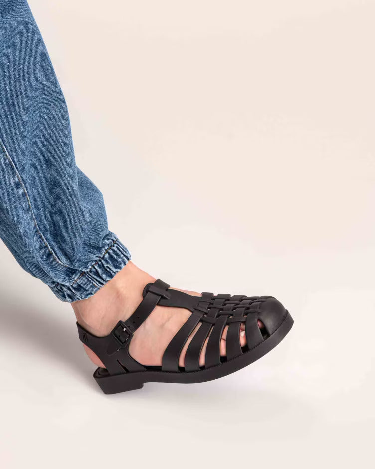 Melissa Possession Sandal - Black Matte