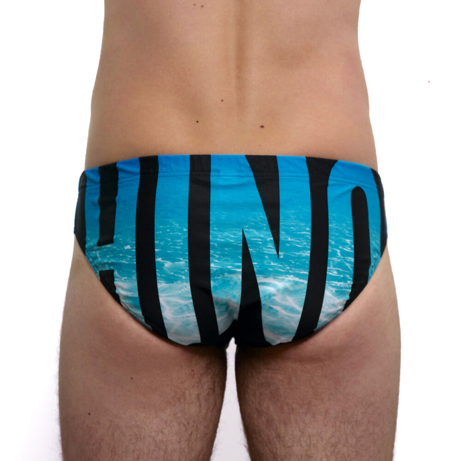 MOSCHINO Surf Logo Swim Briefs