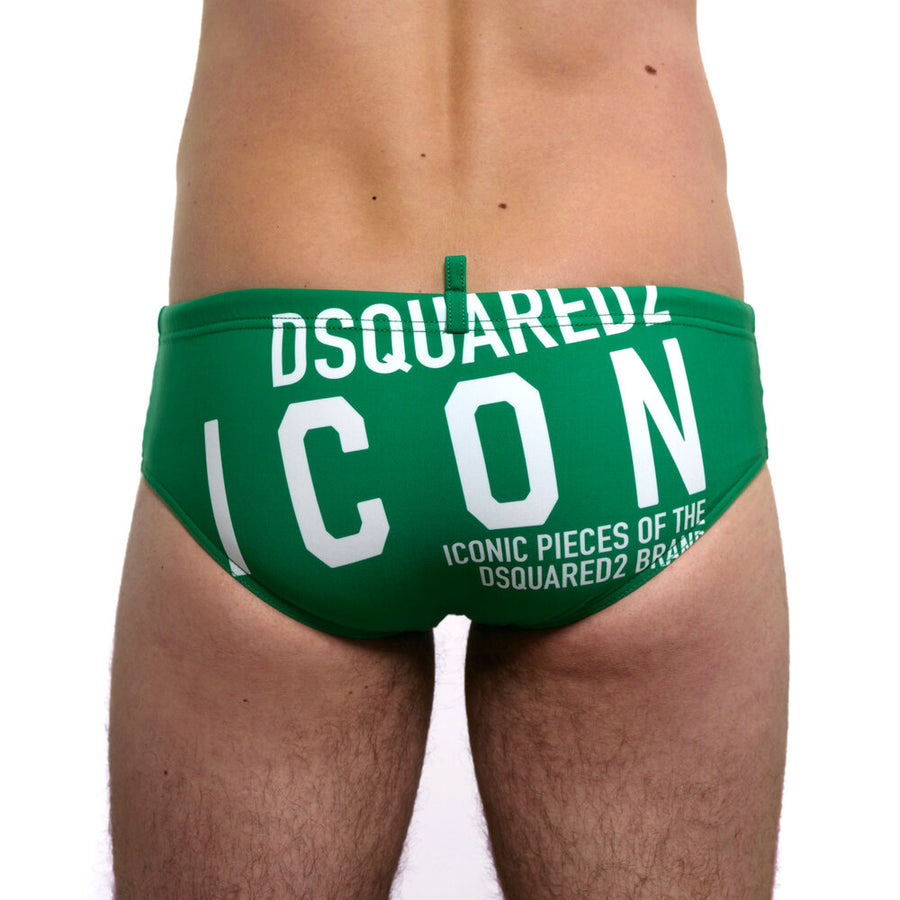 DSQUARED2 ICON-Print Swim Briefs