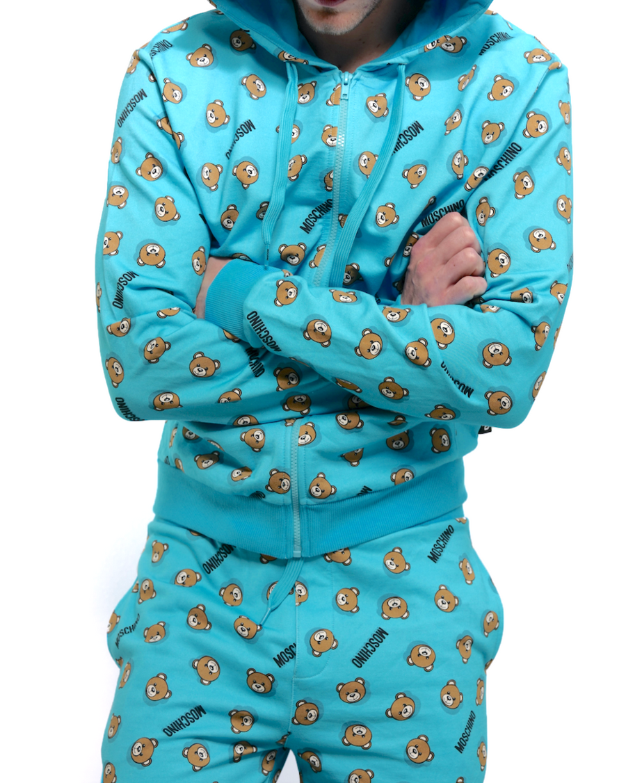 MOSCHINO Bear Logo Hoodie The Haute Online