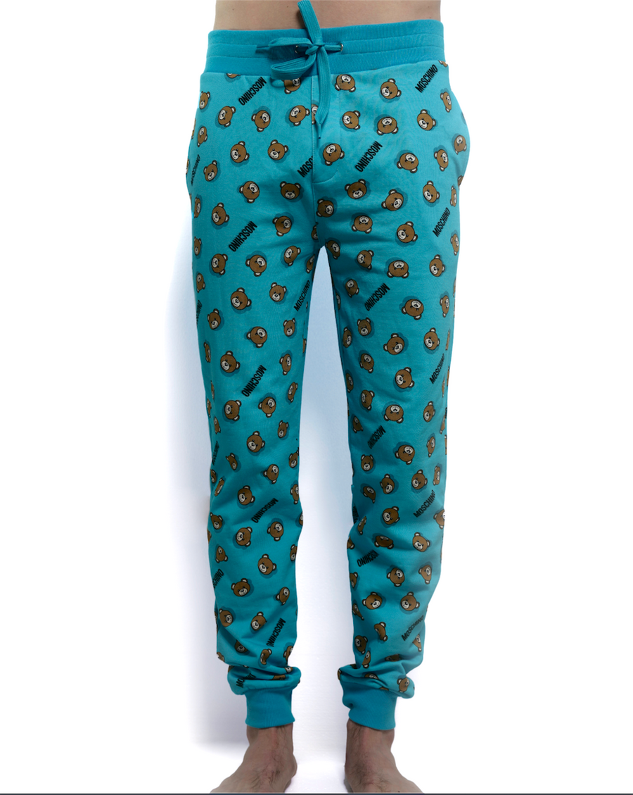 MOSCHINO Bear logo track pants