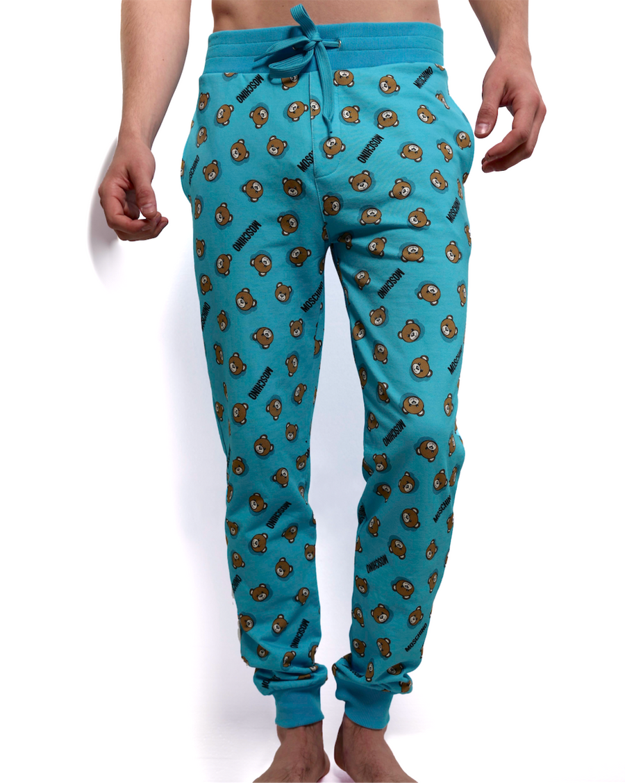 MOSCHINO Bear logo track pants