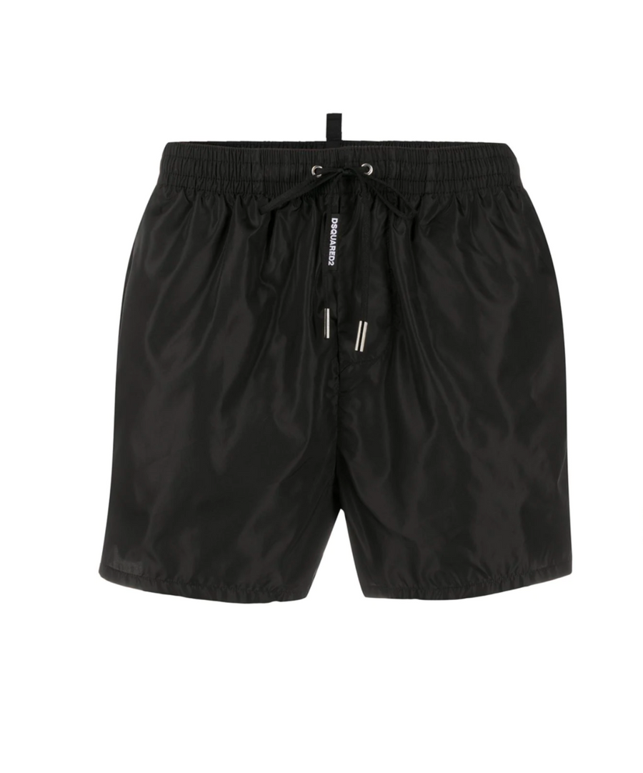 DSQUARED2 ICON-Print Midi Swim Shorts